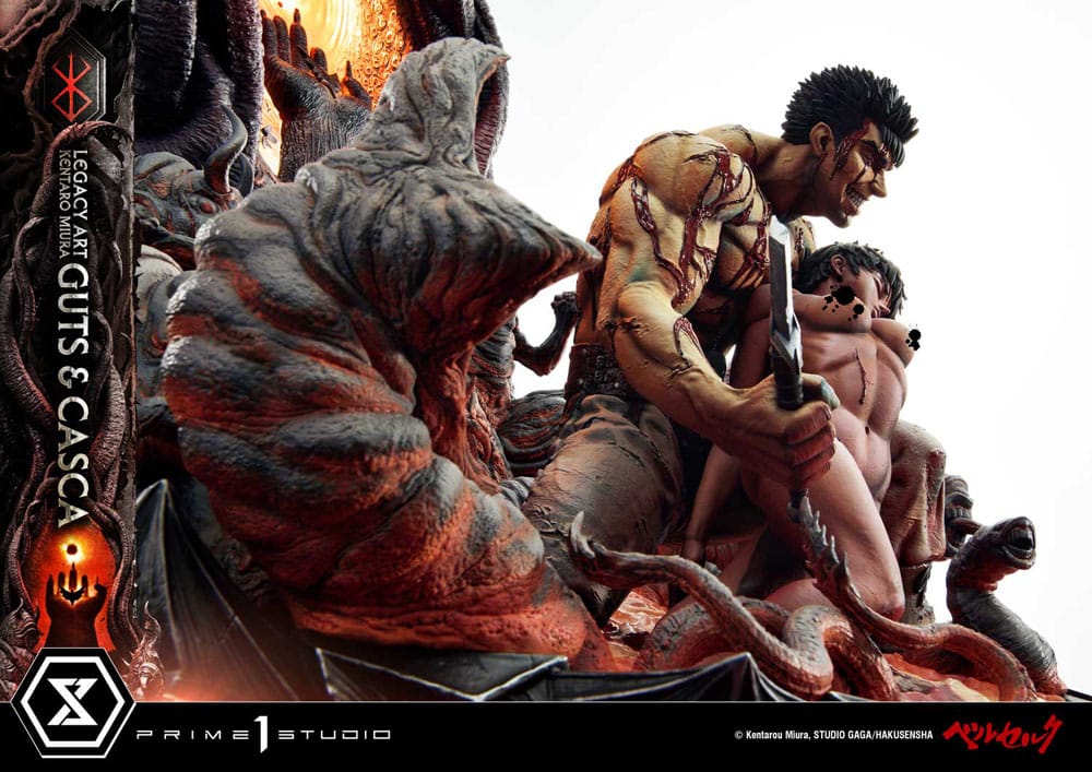 Guts & Casca Ultimate Legacy Art Kentaro Miura Statue 1/4 72 cm Berserk Scalefiguren Yokina