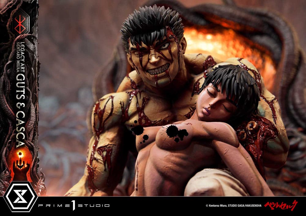 Guts & Casca Ultimate Legacy Art Kentaro Miura Statue 1/4 72 cm Berserk Scalefiguren Yokina