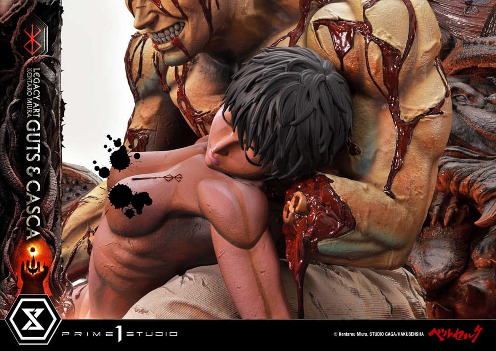 Guts & Casca Ultimate Legacy Art Kentaro Miura Statue 1/4 72 cm Berserk Scalefiguren Yokina
