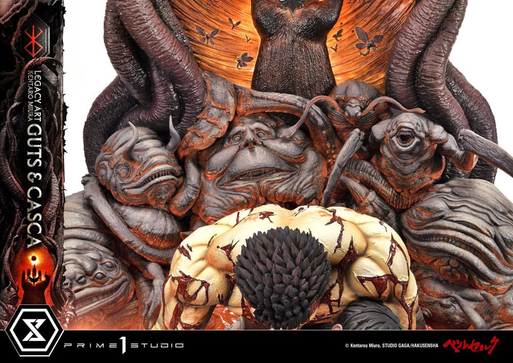 Guts & Casca Ultimate Legacy Art Kentaro Miura Statue 1/4 72 cm Berserk Scalefiguren Yokina