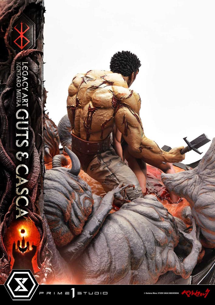 Guts & Casca Ultimate Legacy Art Kentaro Miura Statue 1/4 72 cm Berserk -  - Yokina