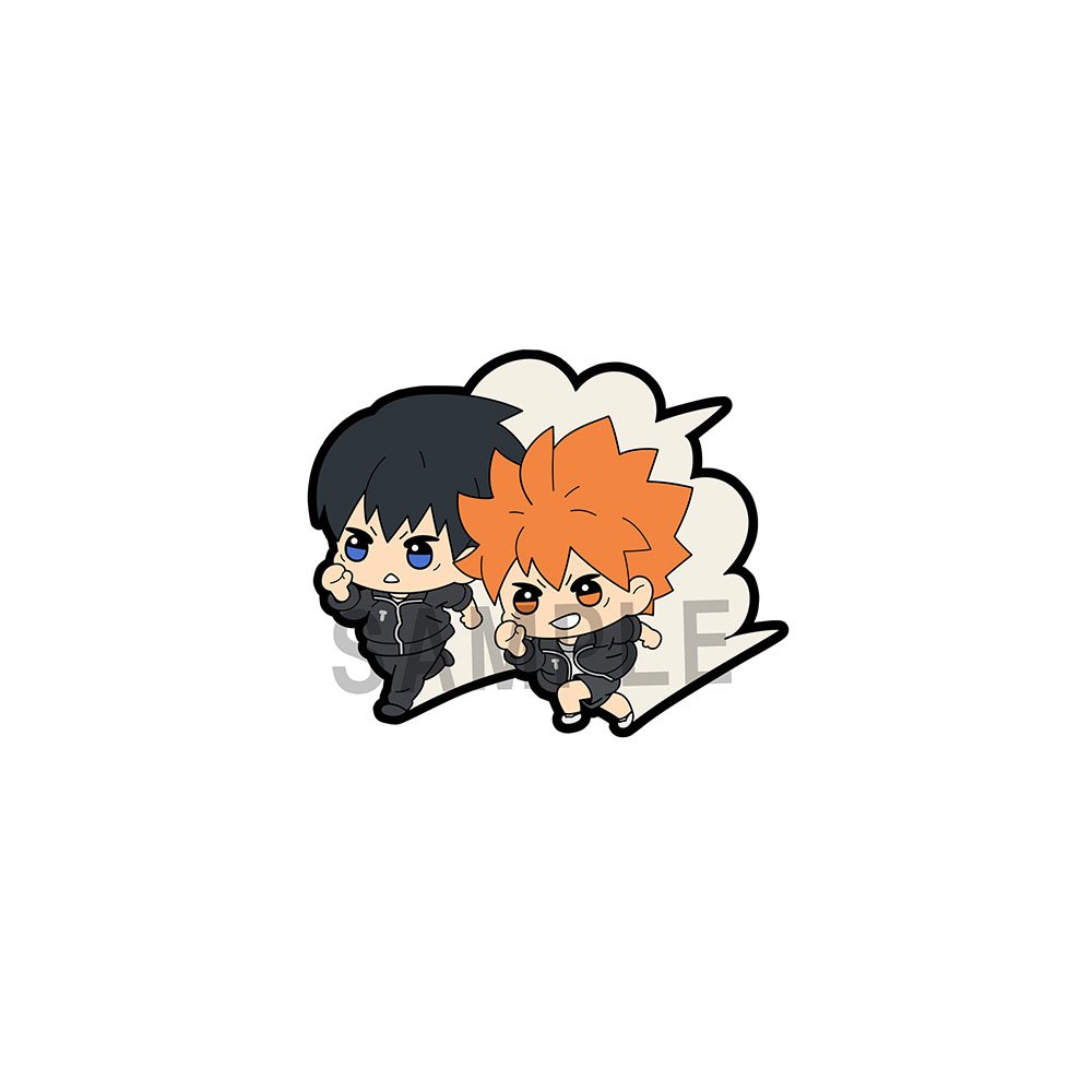 Haikyu!! Gummi-Anhänger 6 cm Sortiment Buddy Collection (6) Schlüsselanhänger Yokina
