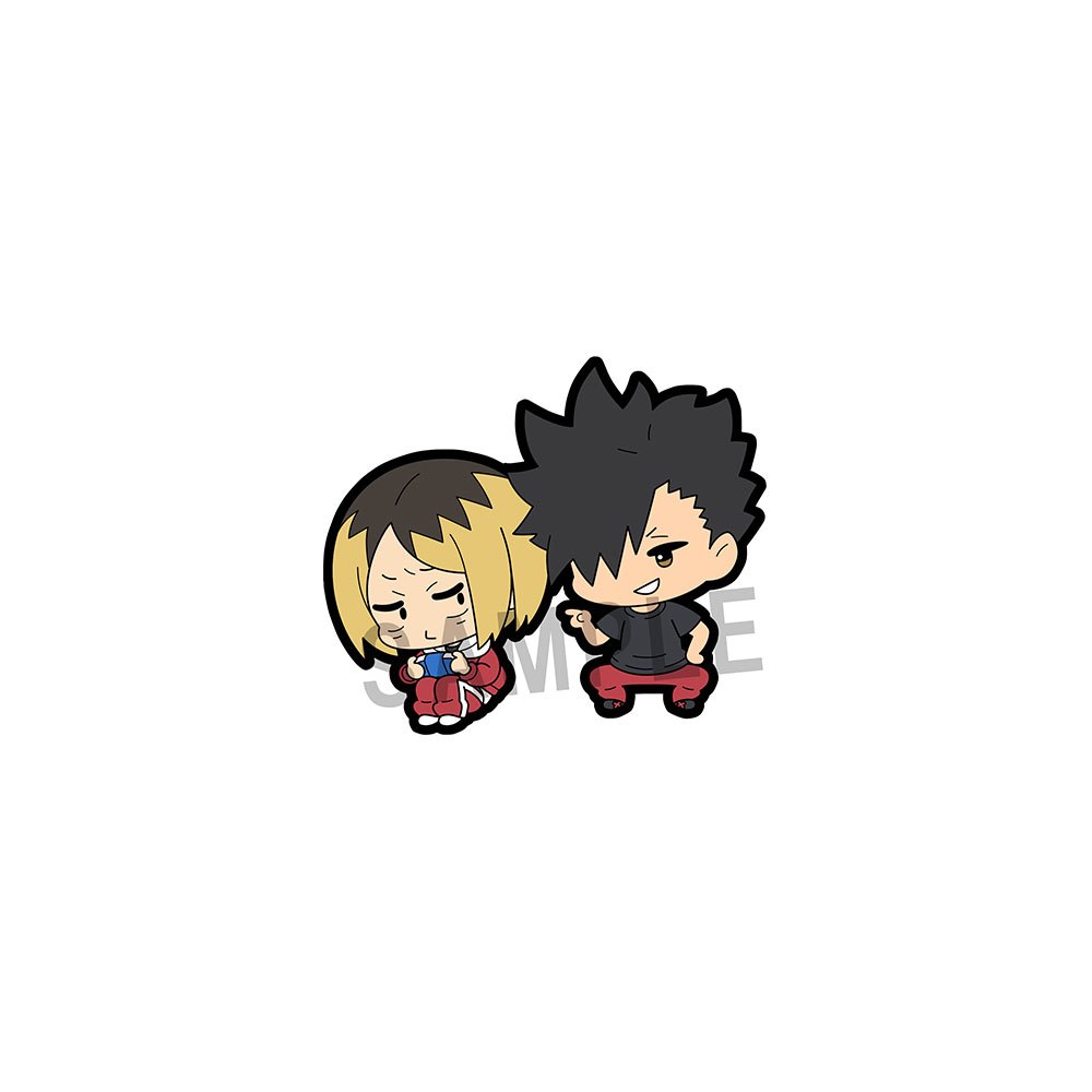 Haikyu!! Gummi-Anhänger 6 cm Sortiment Buddy Collection (6) Schlüsselanhänger Yokina