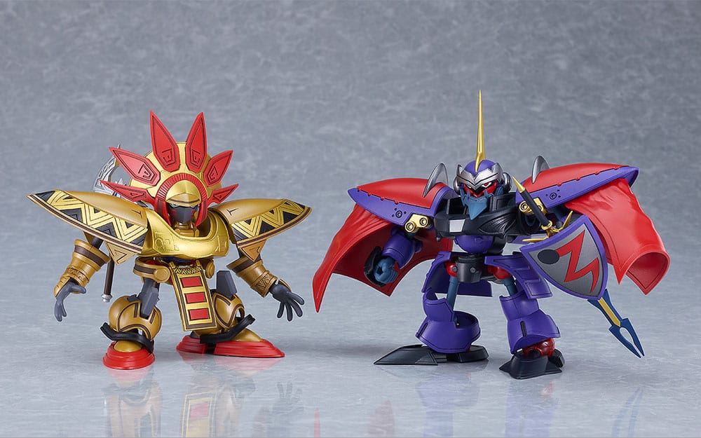 Hao Taikei Ryu Knight Moderoid Plastic Model Kit Series: 4 Shinebaram & Steru 10 cm Figmas Yokina