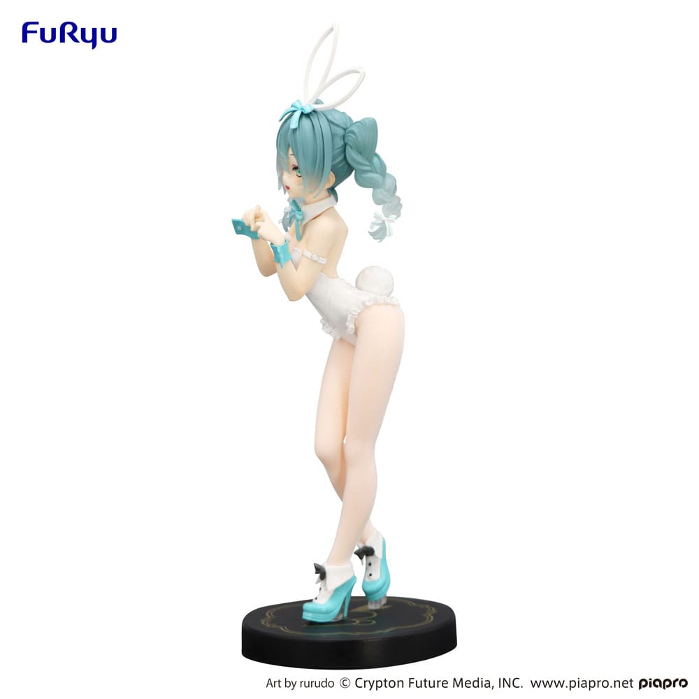 Hatsune Miku BiCute Bunnies PVC Statue Miku Rurudo White Color Ver. 27 cm Prizefiguren Yokina