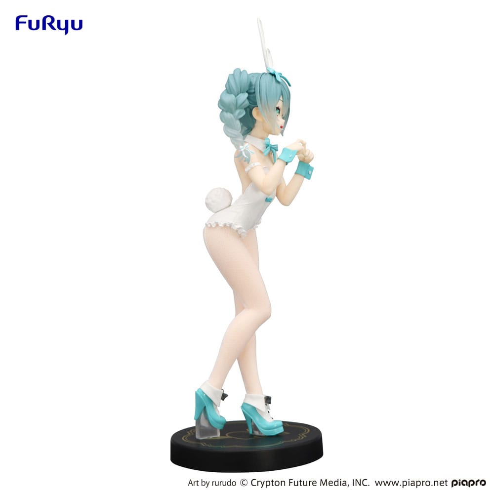 Hatsune Miku BiCute Bunnies PVC Statue Miku Rurudo White Color Ver. 27 cm Prizefiguren Yokina