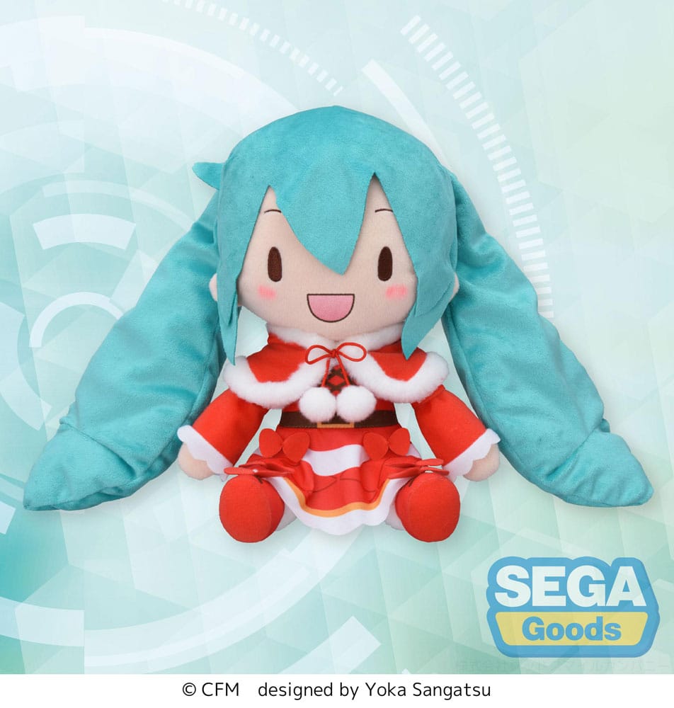 Hatsune Miku Christmas 2024 L Plüschfigur 27 cm Hatsune Miku Plüschtier Yokina