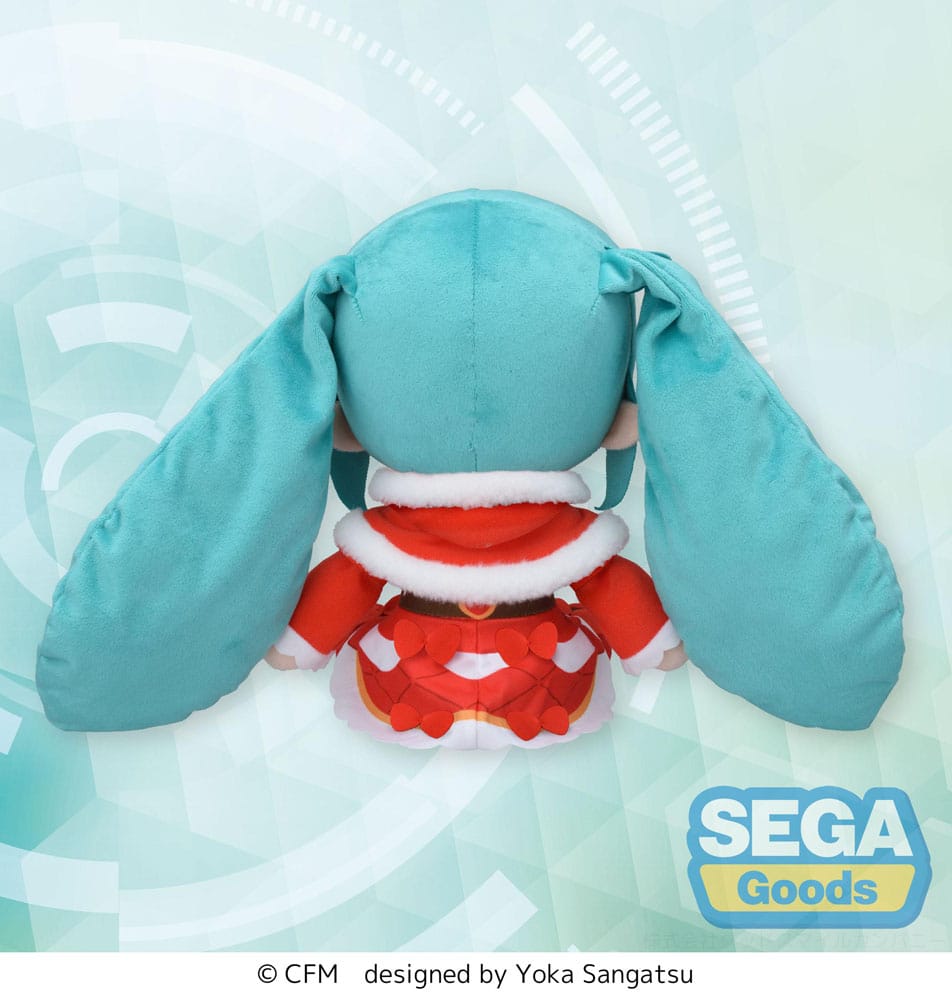 Hatsune Miku Christmas 2024 L Plüschfigur 27 cm Hatsune Miku Plüschtier Yokina