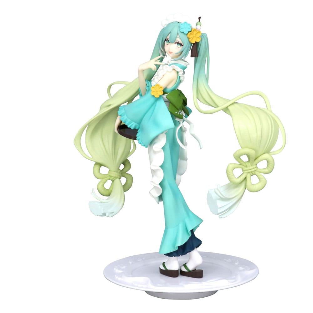 Hatsune Miku Exceed Creative PVC Statue Matcha Green Tea Parfait Mint Ver. 21 cm Prizefiguren Yokina