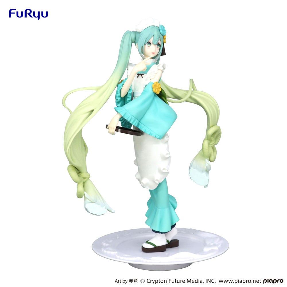 Hatsune Miku Exceed Creative PVC Statue Matcha Green Tea Parfait Mint Ver. 21 cm Prizefiguren Yokina