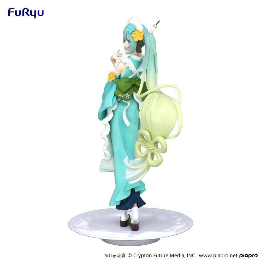 Hatsune Miku Exceed Creative PVC Statue Matcha Green Tea Parfait Mint Ver. 21 cm Prizefiguren Yokina