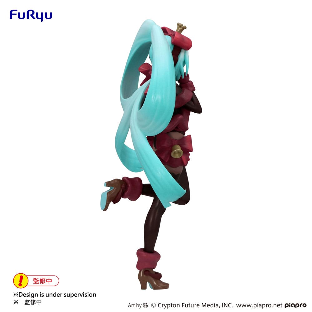 Hatsune Miku Exceed Creative PVC Statue SweetSweets Series Noel Raspberry Ver. 21 cm Prizefiguren Yokina