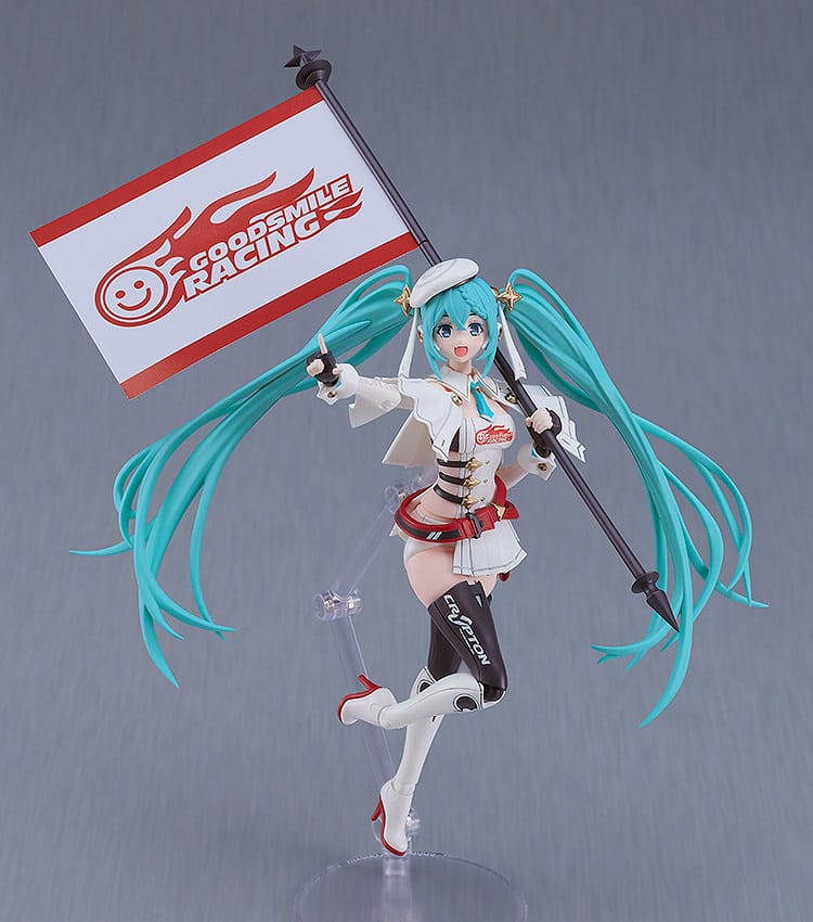 Hatsune Miku GT Project Plamatea Plastic Model Kit Racing Miku: 2023 Ver. 15 cm Figmas Yokina