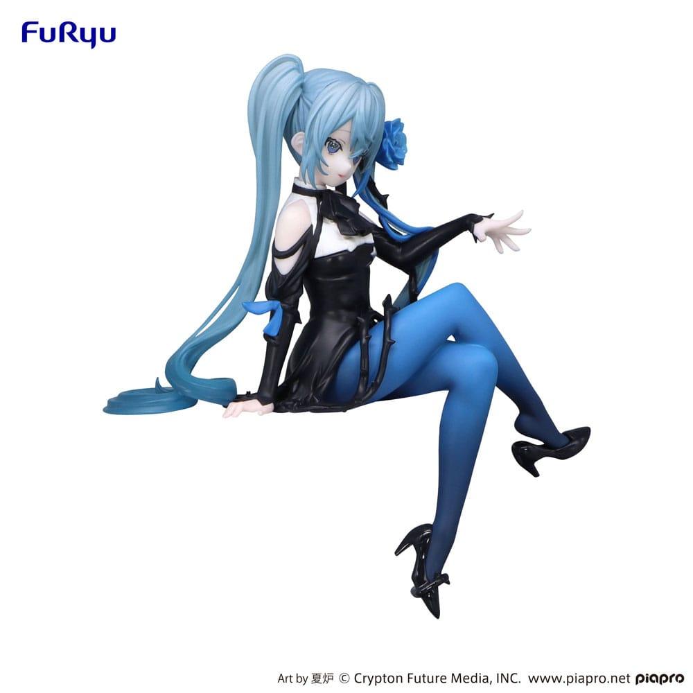 Hatsune Miku Noodle Stopper PVC Statue Blue Rose Ver. 14 cm Prizefiguren Yokina