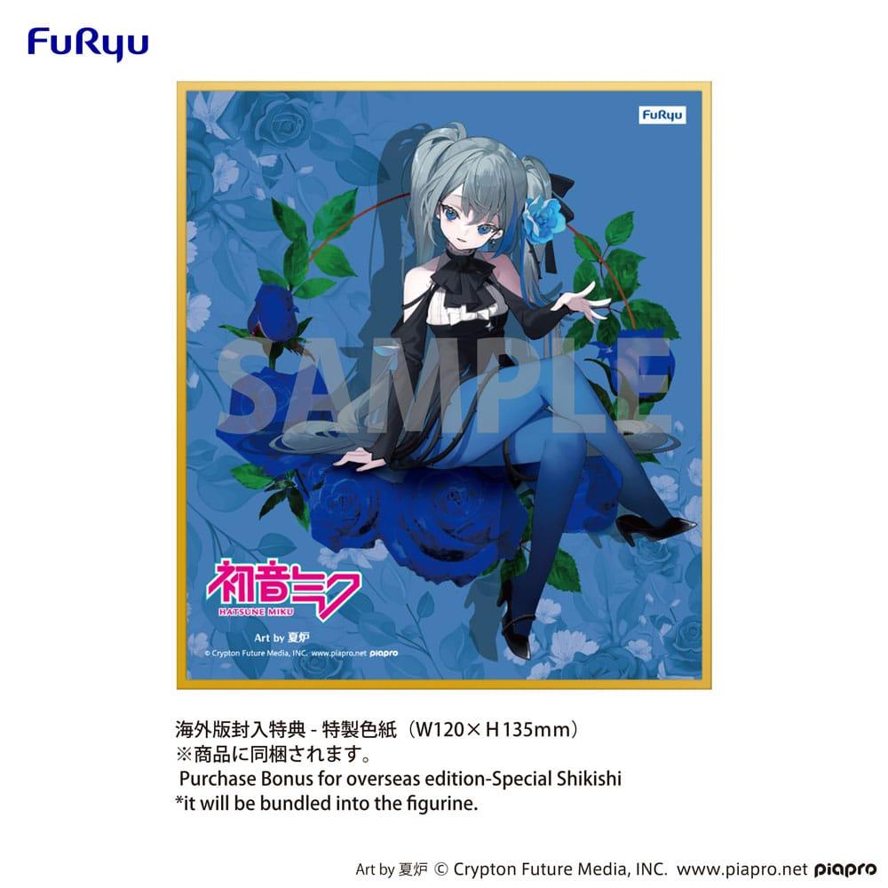 Hatsune Miku Noodle Stopper PVC Statue Blue Rose Ver. 14 cm Prizefiguren Yokina
