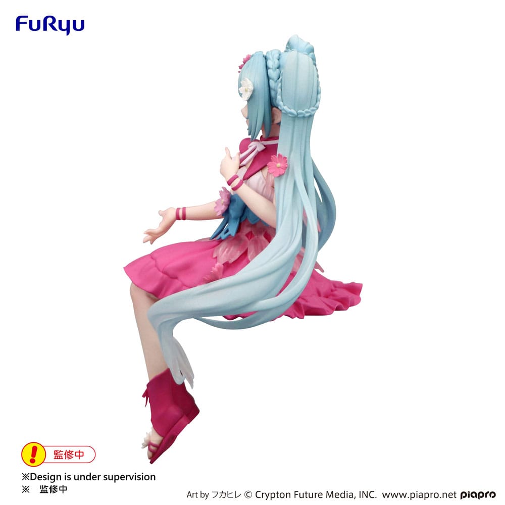 Hatsune Miku Noodle Stopper PVC Statue Flower Fairy Cosmos 14 cm Prizefiguren Yokina