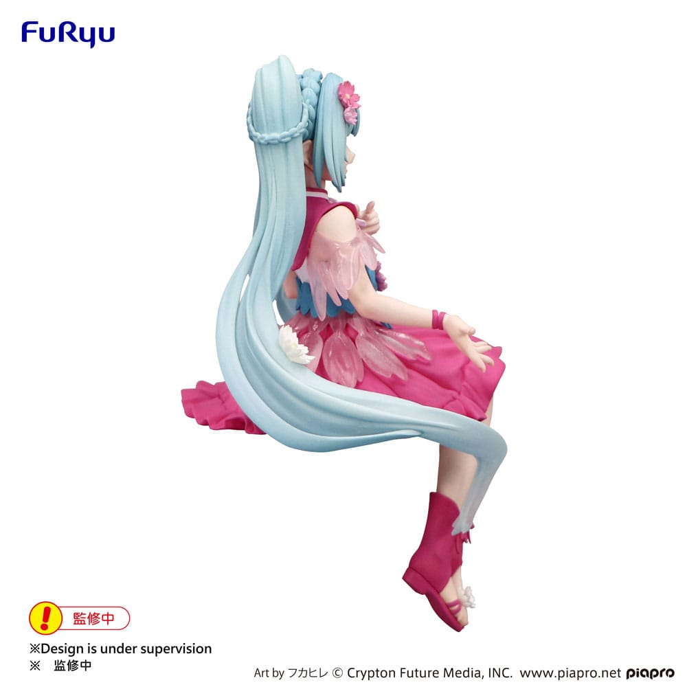 Hatsune Miku Noodle Stopper PVC Statue Flower Fairy Cosmos 14 cm Prizefiguren Yokina