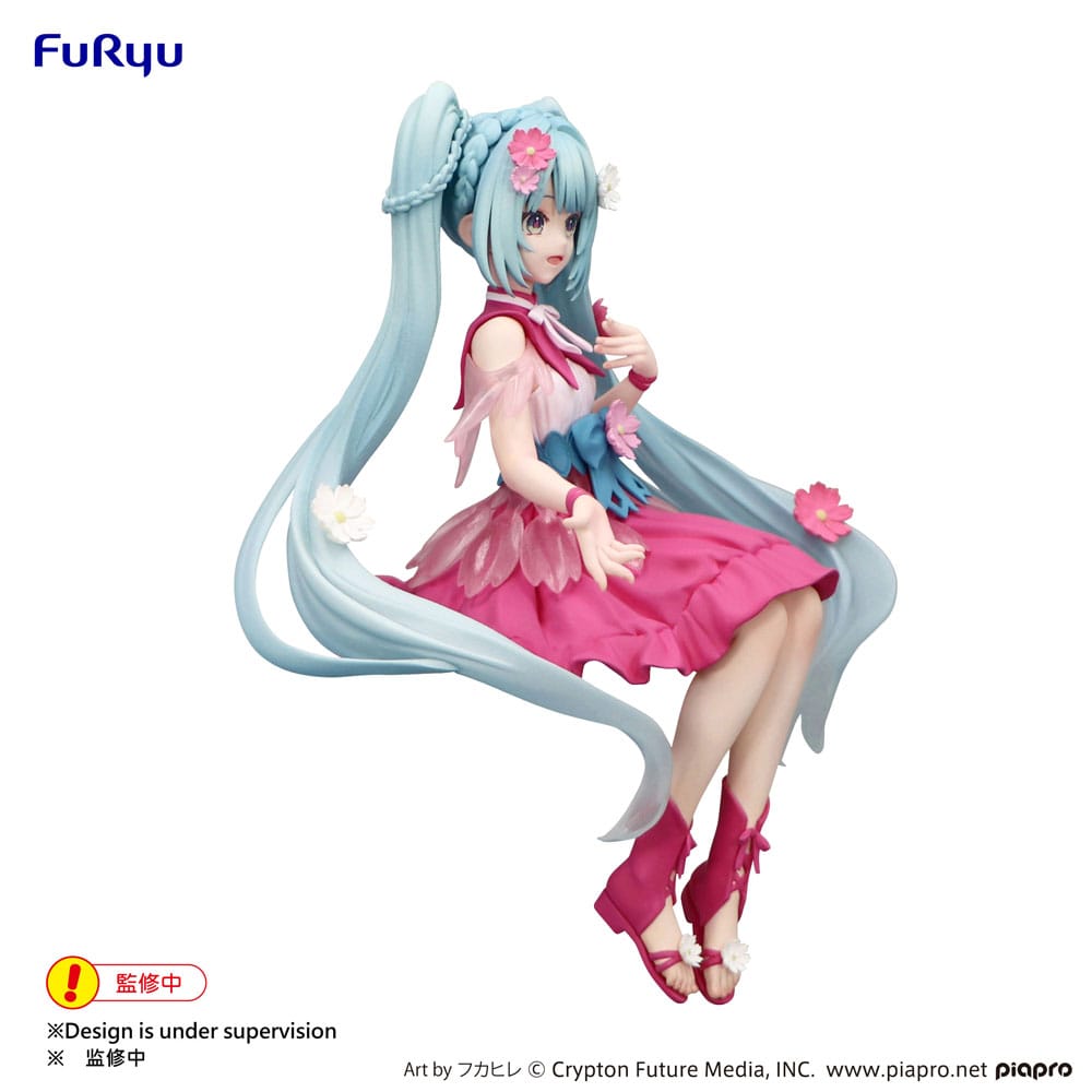 Hatsune Miku Noodle Stopper PVC Statue Flower Fairy Cosmos 14 cm Prizefiguren Yokina