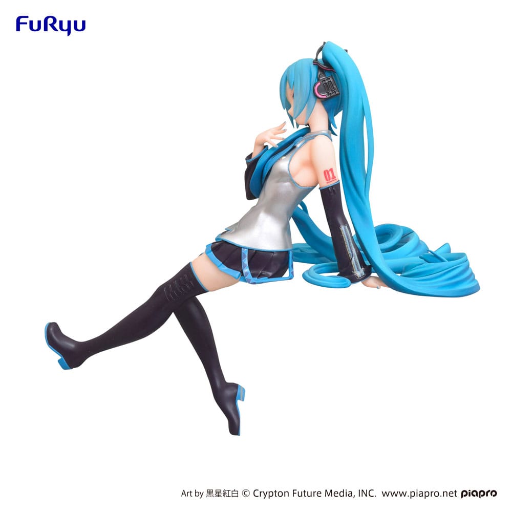 Hatsune Miku Noodle Stopper PVC Statue Kuroboshi Kouhaku Ver. 14 cm Prizefiguren Yokina