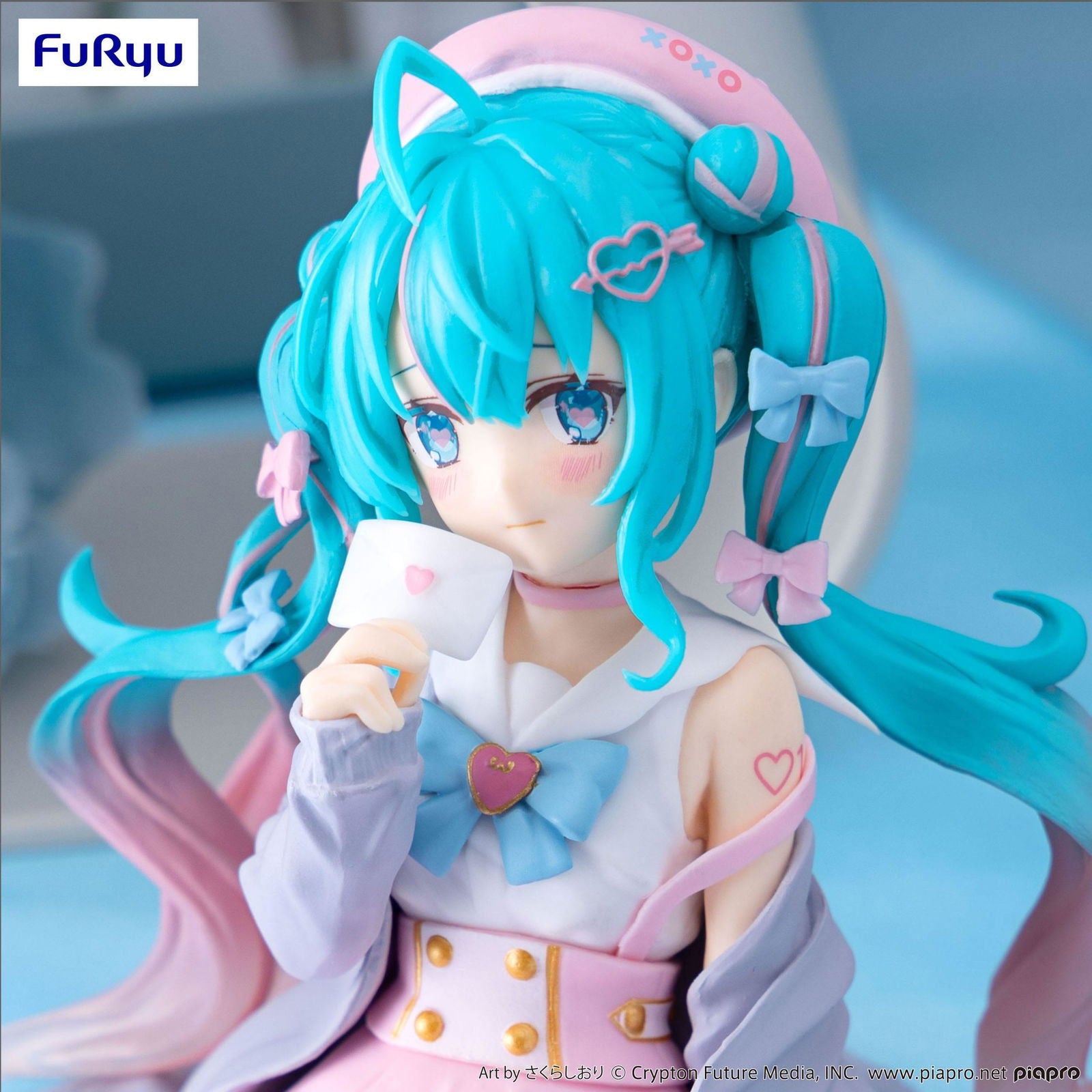 Hatsune Miku Noodle Stopper PVC Statue Love Sailor Grey Color Ver. 13 cm Prizefiguren Yokina