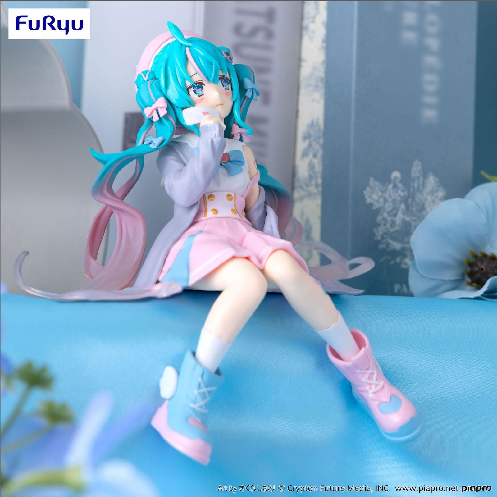Hatsune Miku Noodle Stopper PVC Statue Love Sailor Grey Color Ver. 13 cm Prizefiguren Yokina