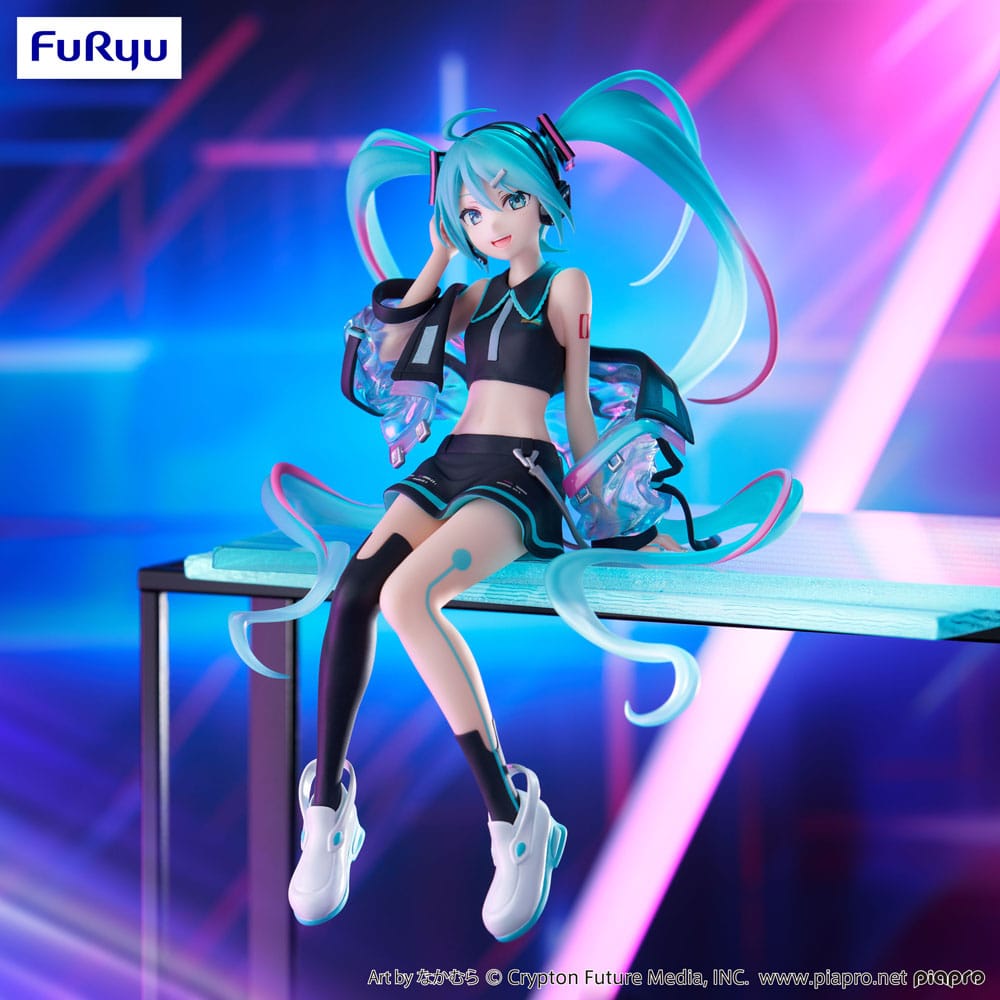 Hatsune Miku Noodle Stopper PVC Statue Neon Cyber 16 cm Prizefiguren Yokina