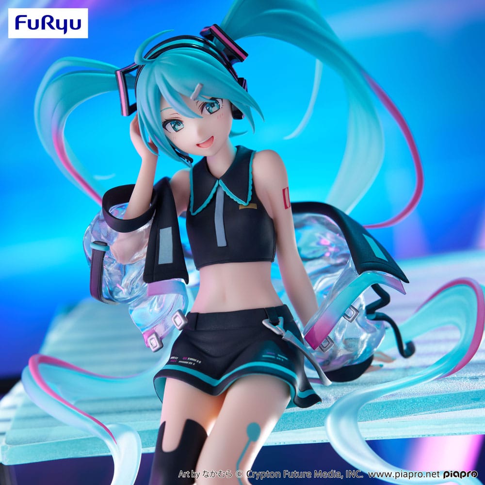 Hatsune Miku Noodle Stopper PVC Statue Neon Cyber 16 cm Prizefiguren Yokina