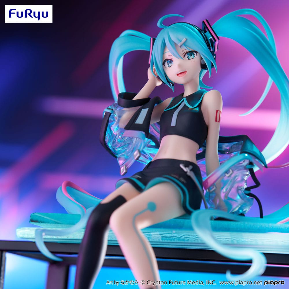 Hatsune Miku Noodle Stopper PVC Statue Neon Cyber 16 cm Prizefiguren Yokina