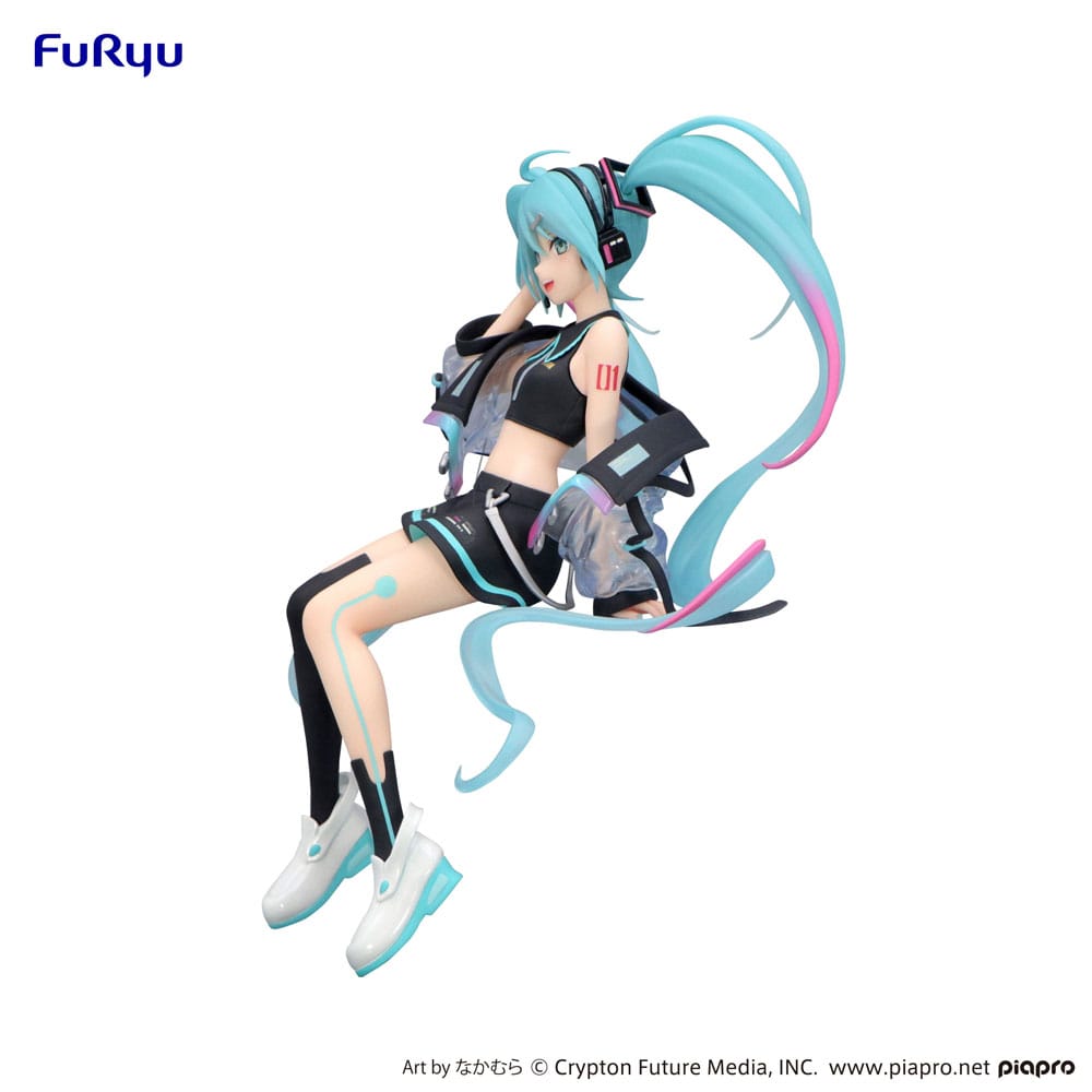 Hatsune Miku Noodle Stopper PVC Statue Neon Cyber 16 cm Prizefiguren Yokina