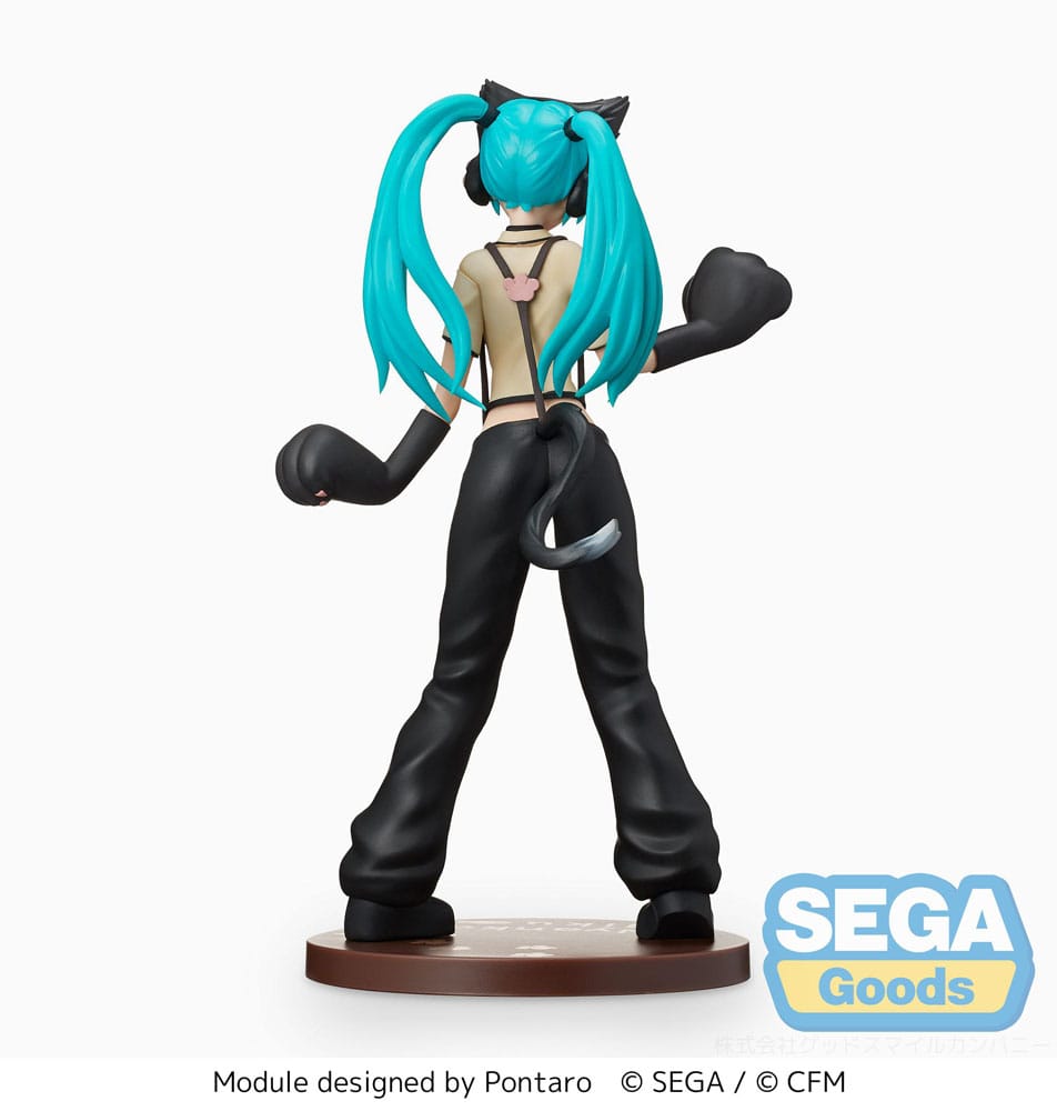 Hatsune Miku Project DIVA Arcade Future Tone SPM PVC Statue Hatsune Miku Kitty Cat 23 cm Prizefiguren Yokina