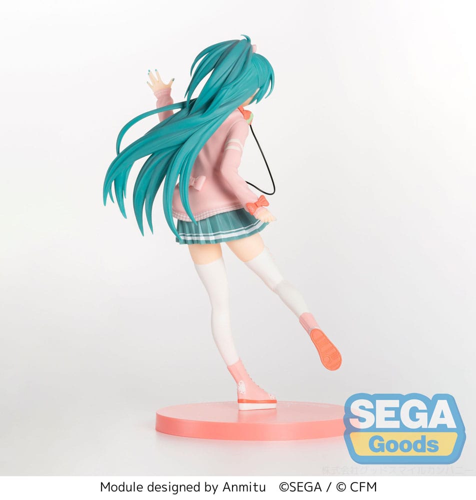 Hatsune Miku Project DIVA Arcade SPM PVC Statue Hatsune Miku Ribbon Girl 24 cm Prizefiguren Yokina
