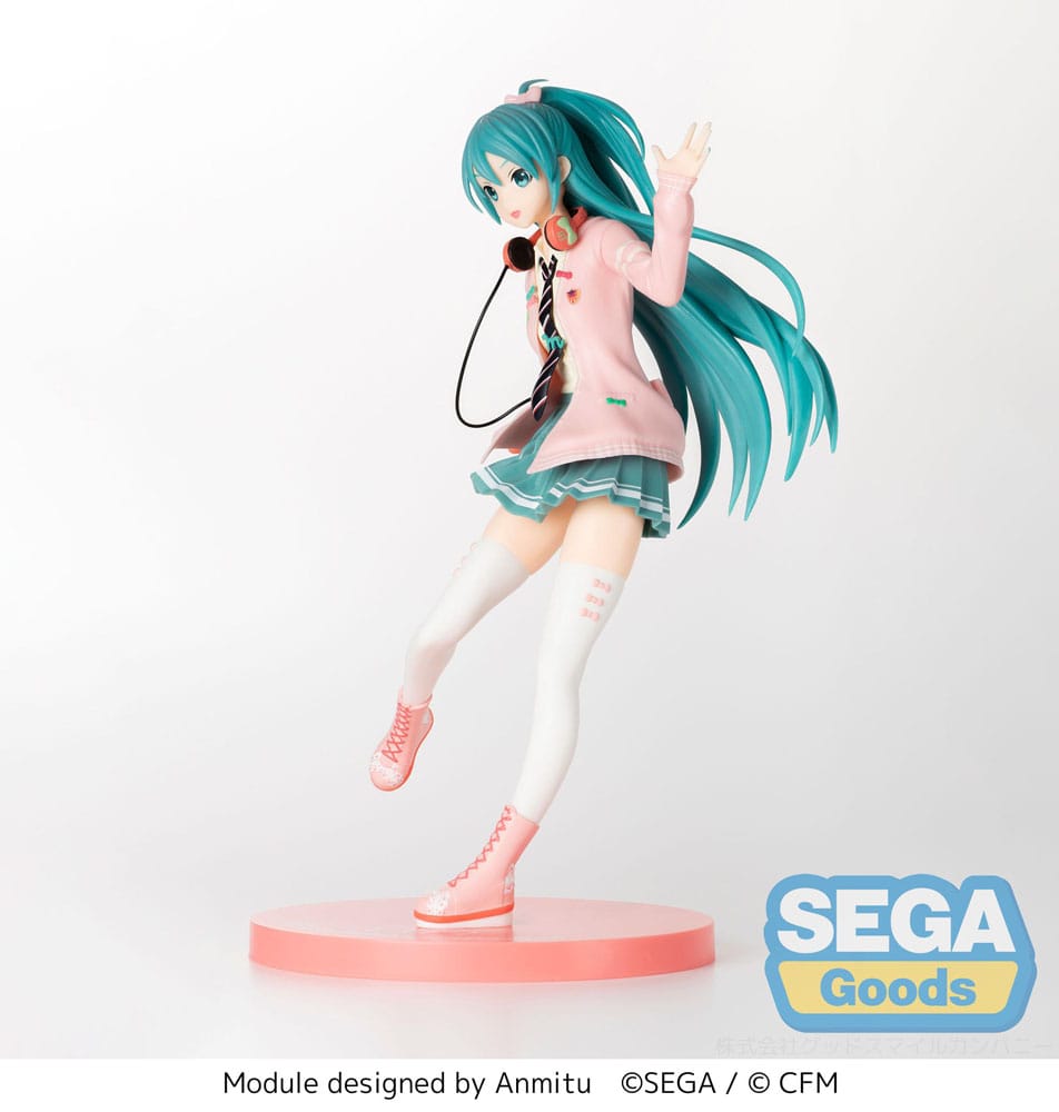 Hatsune Miku Project DIVA Arcade SPM PVC Statue Hatsune Miku Ribbon Girl 24 cm Prizefiguren Yokina