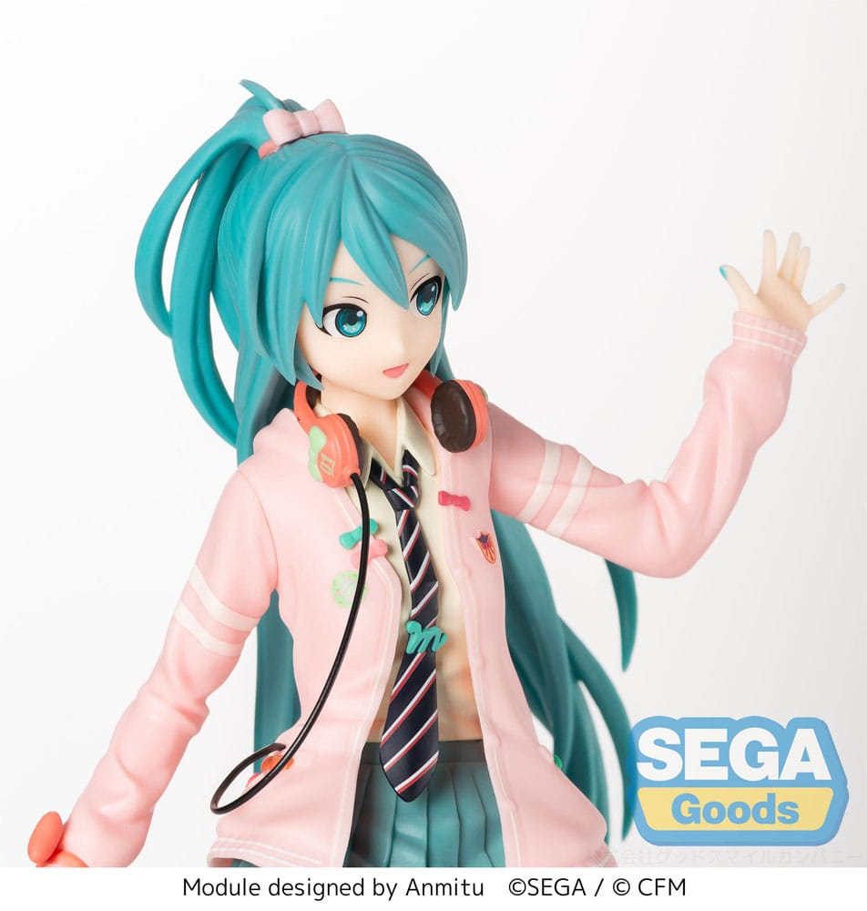 Hatsune Miku Project DIVA Arcade SPM PVC Statue Hatsune Miku Ribbon Girl 24 cm Prizefiguren Yokina