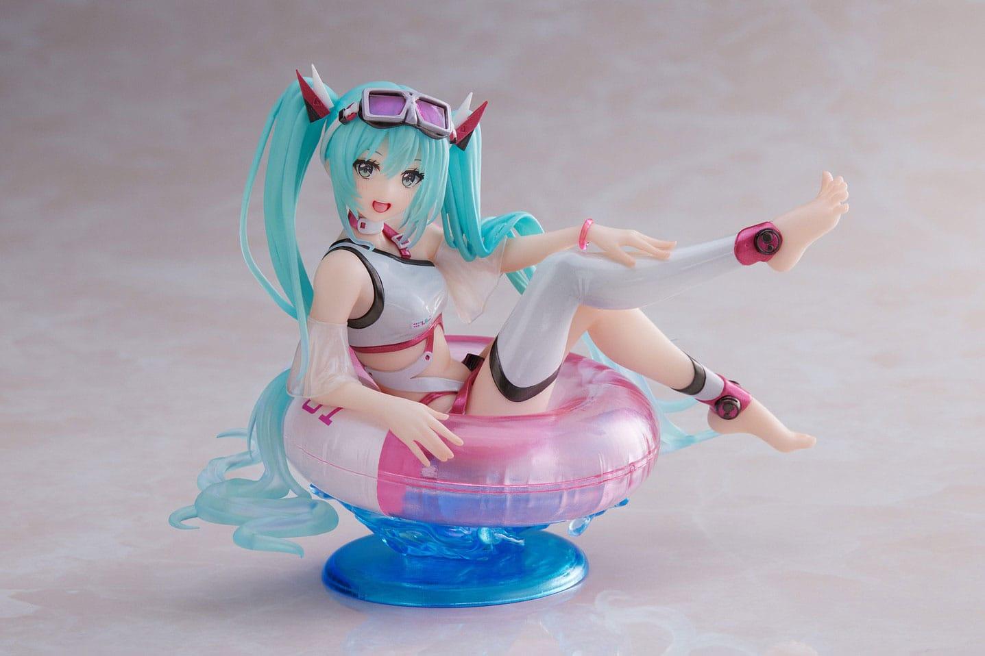 Hatsune Miku Wonderland PVC Statue Aqua Float Girls Hatsune Miku Reissue 18 cm Prizefiguren Yokina