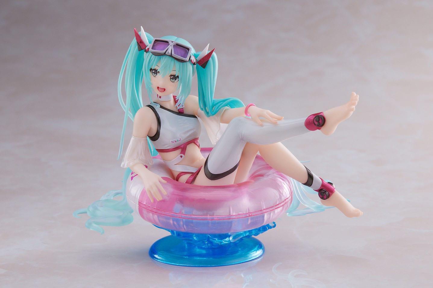 Hatsune Miku Wonderland PVC Statue Aqua Float Girls Hatsune Miku Reissue 18 cm Prizefiguren Yokina