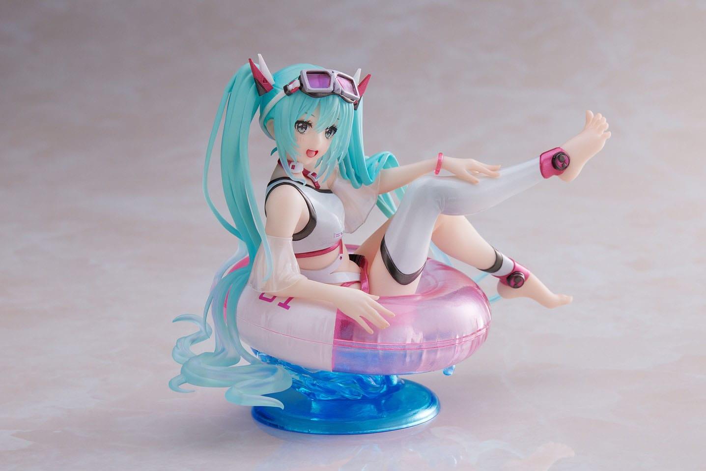 Hatsune Miku Wonderland PVC Statue Aqua Float Girls Hatsune Miku Reissue 18 cm Prizefiguren Yokina