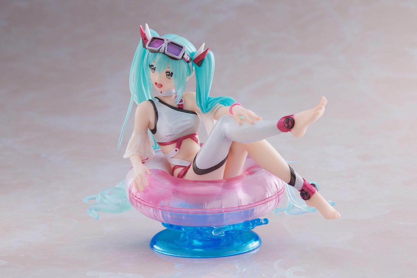 Hatsune Miku Wonderland PVC Statue Aqua Float Girls Hatsune Miku Reissue 18 cm Prizefiguren Yokina