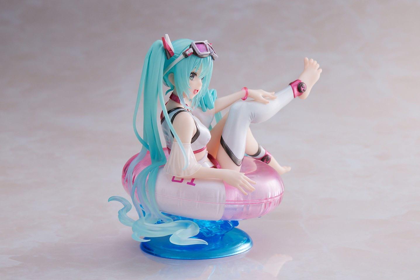 Hatsune Miku Wonderland PVC Statue Aqua Float Girls Hatsune Miku Reissue 18 cm Prizefiguren Yokina