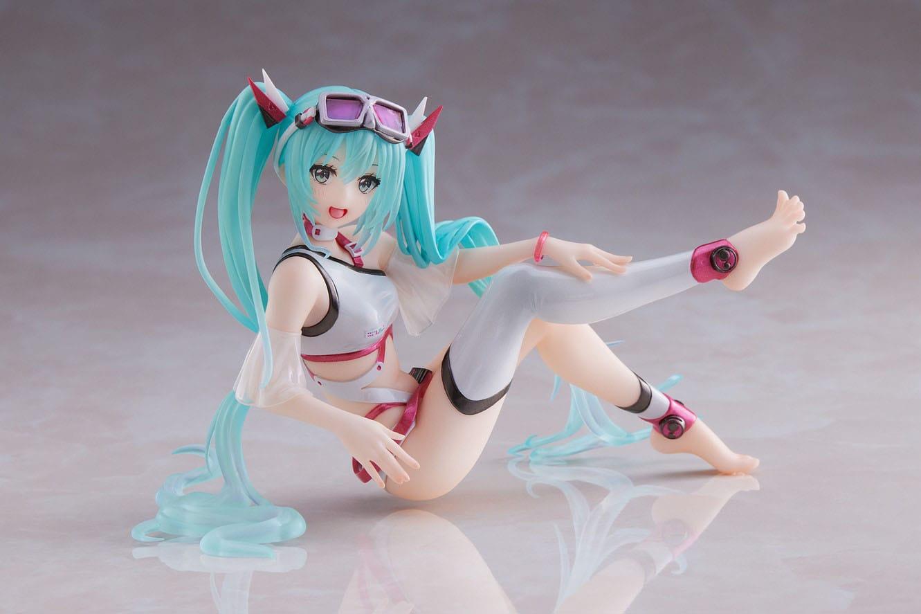 Hatsune Miku Wonderland PVC Statue Aqua Float Girls Hatsune Miku Reissue 18 cm Prizefiguren Yokina