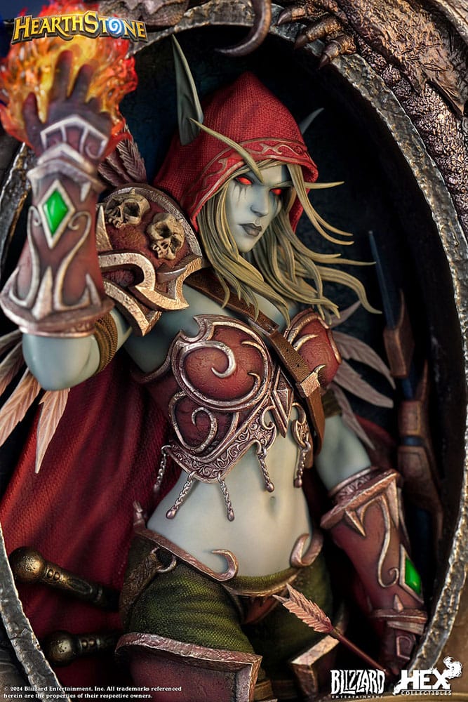 Hearthstone 3D Art Frame Statue Sylvanas Windrunner 31 cm Prizefiguren Yokina