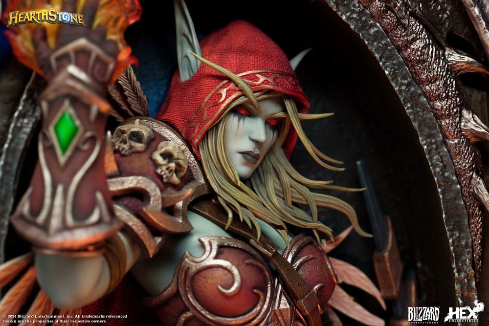 Hearthstone 3D Art Frame Statue Sylvanas Windrunner 31 cm Prizefiguren Yokina
