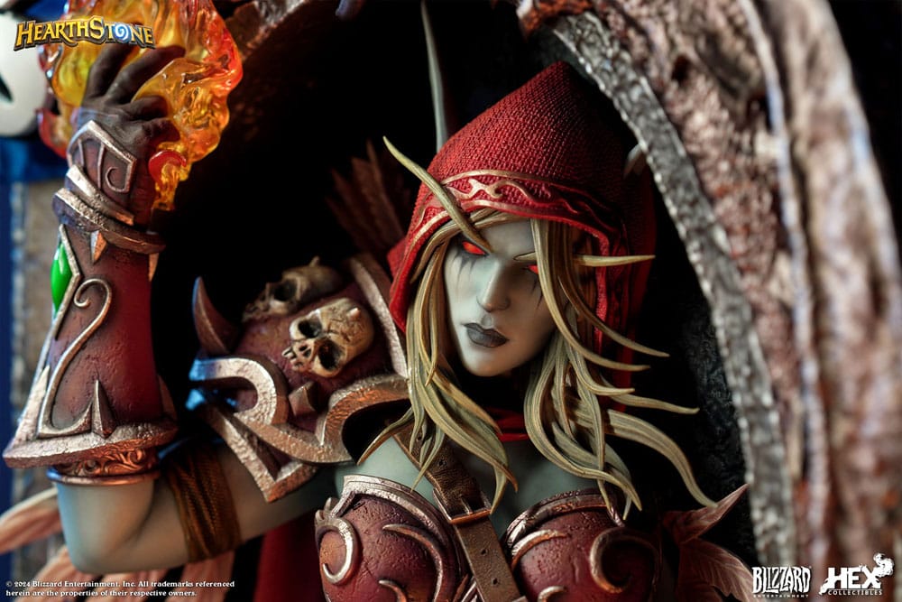 Hearthstone 3D Art Frame Statue Sylvanas Windrunner 31 cm Prizefiguren Yokina