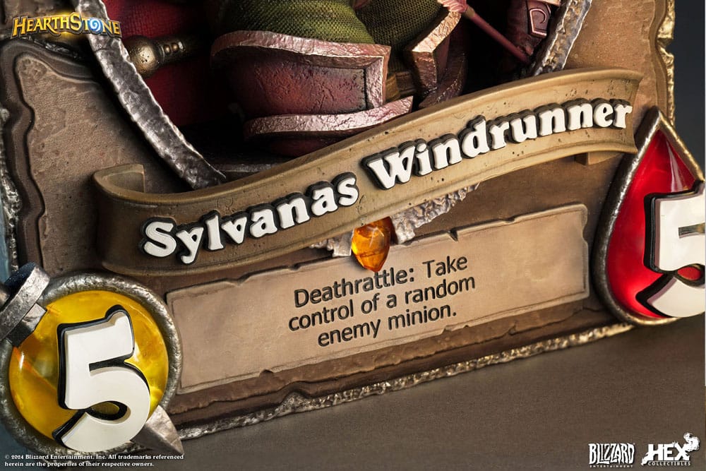 Hearthstone 3D Art Frame Statue Sylvanas Windrunner 31 cm Prizefiguren Yokina
