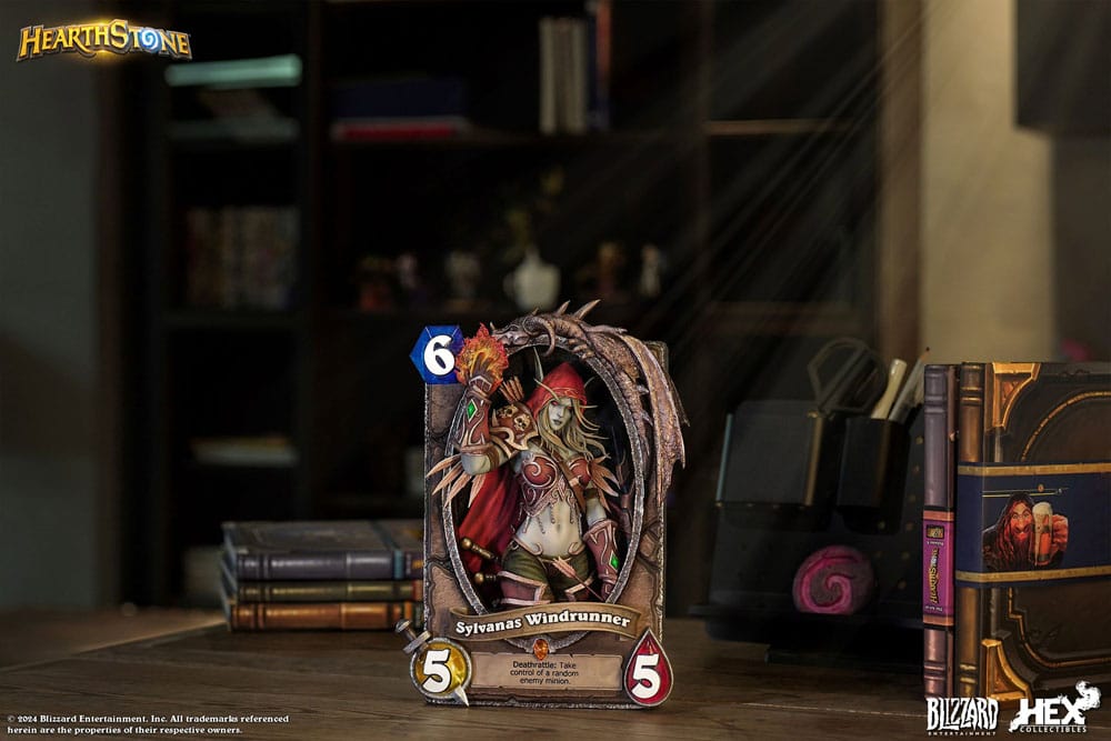 Hearthstone 3D Art Frame Statue Sylvanas Windrunner 31 cm Prizefiguren Yokina