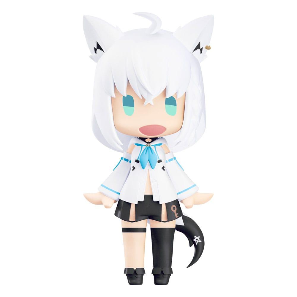 Hololive Production HELLO! GOOD SMILE Actionfigur Shirakami Fubuki 10 cm Minifiguren Yokina