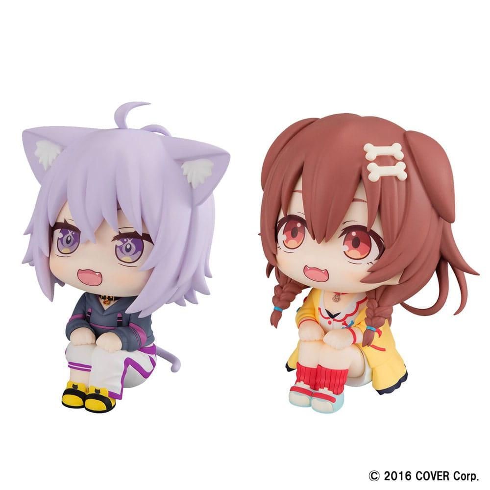 Hololive Production Look Up PVC Statue Korone Inugami & Okayu Nekomata 11 cm Minifiguren Yokina
