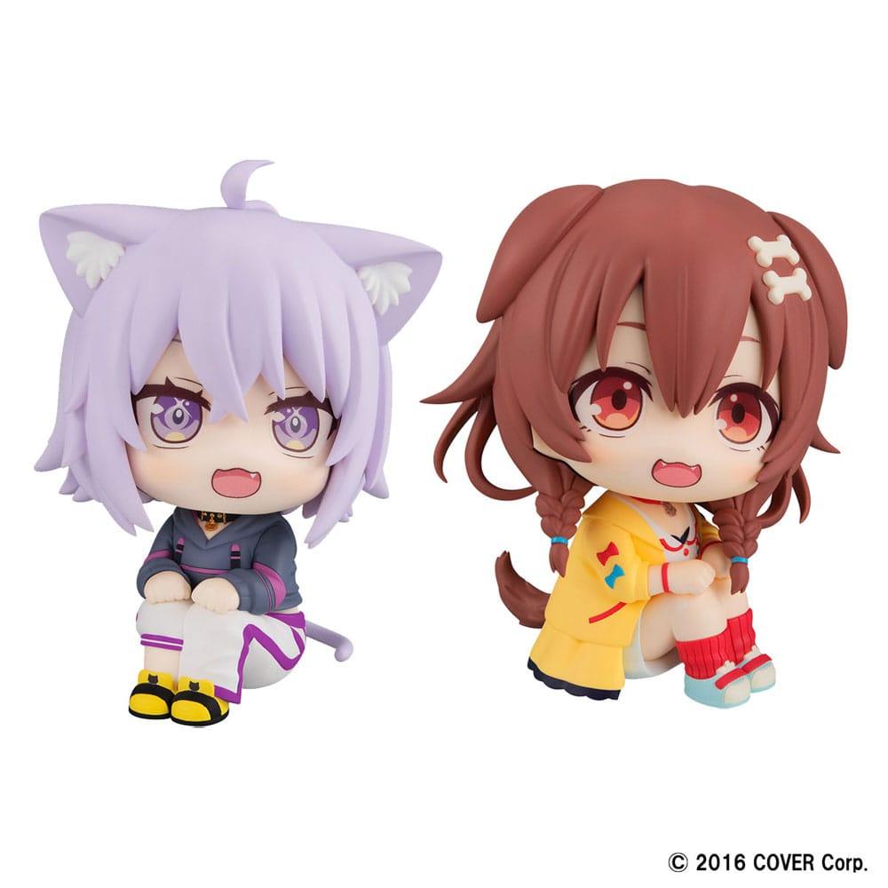 Hololive Production Look Up PVC Statue Korone Inugami & Okayu Nekomata 11 cm Minifiguren Yokina