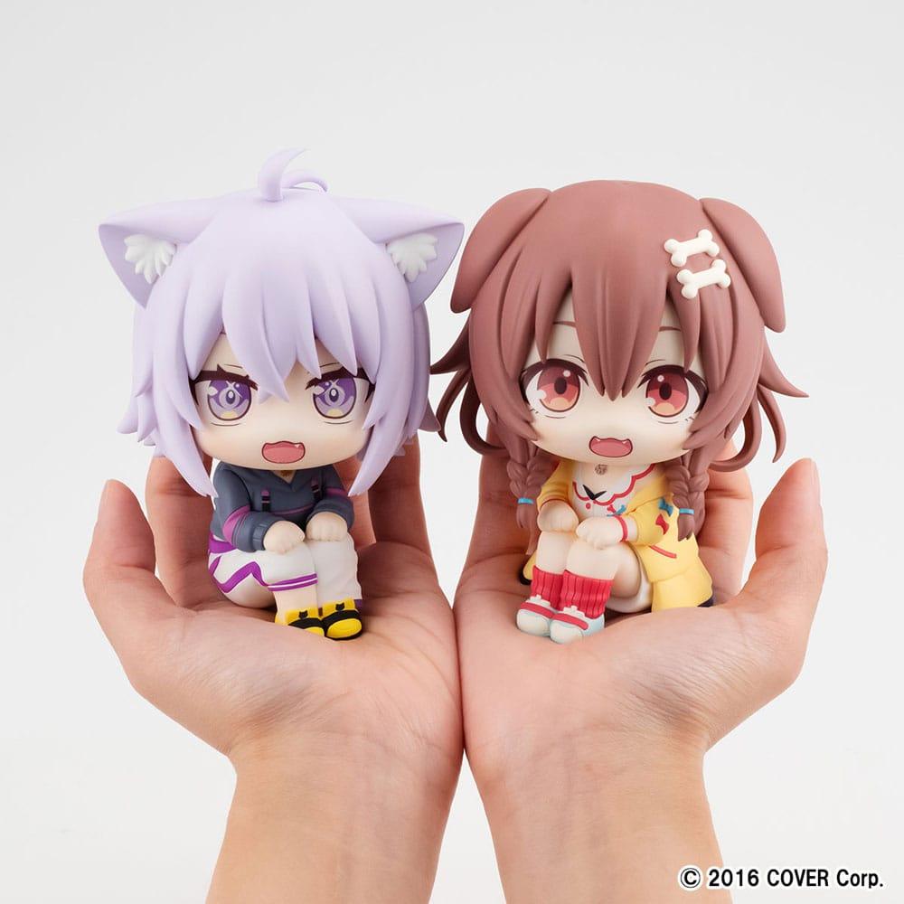 Hololive Production Look Up PVC Statue Korone Inugami & Okayu Nekomata 11 cm Minifiguren Yokina