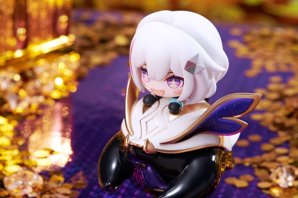 Hu Tao Chibi Topaz & Numby Chibi Chara Yurayura Stand PVC Statue 10 cm Honkai: Star Rail Prizefiguren Yokina
