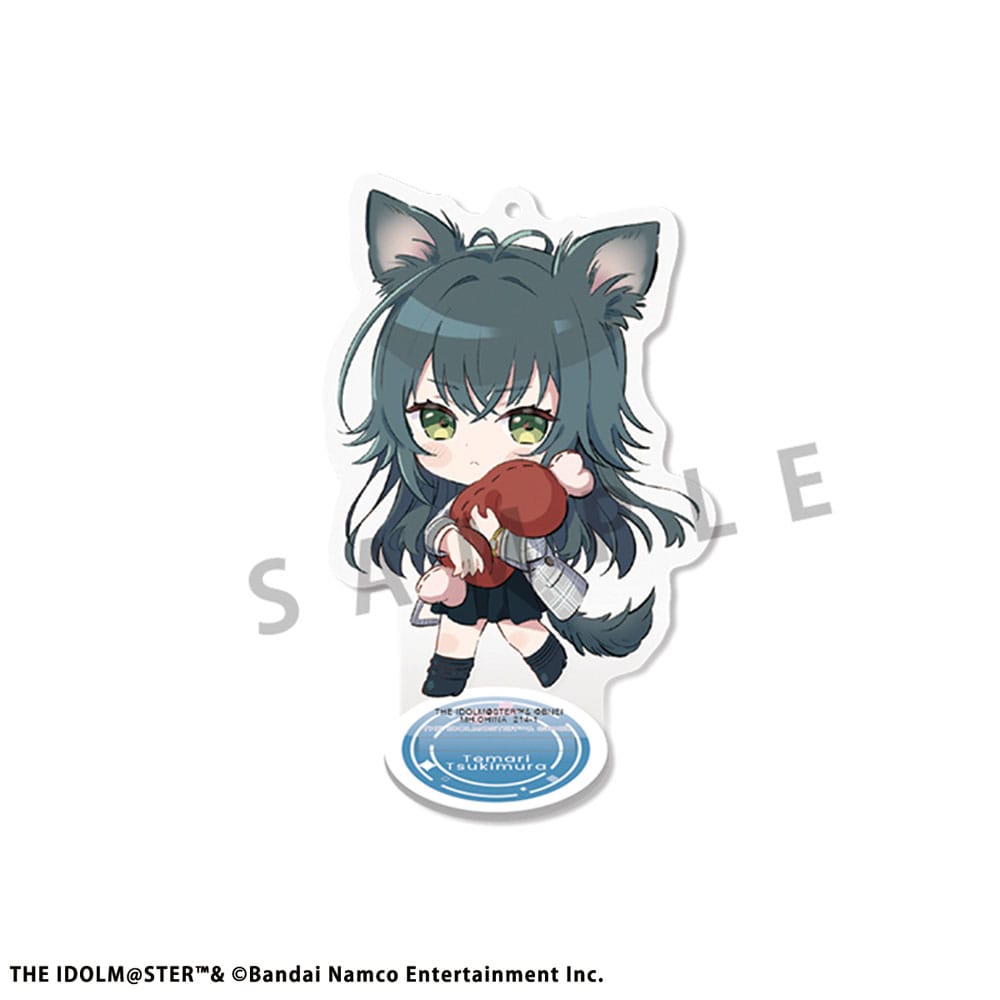 Idolmaster TokoToko 10 Acryl Figuren Display Gakuen 9 cm Acryl Stand Yokina